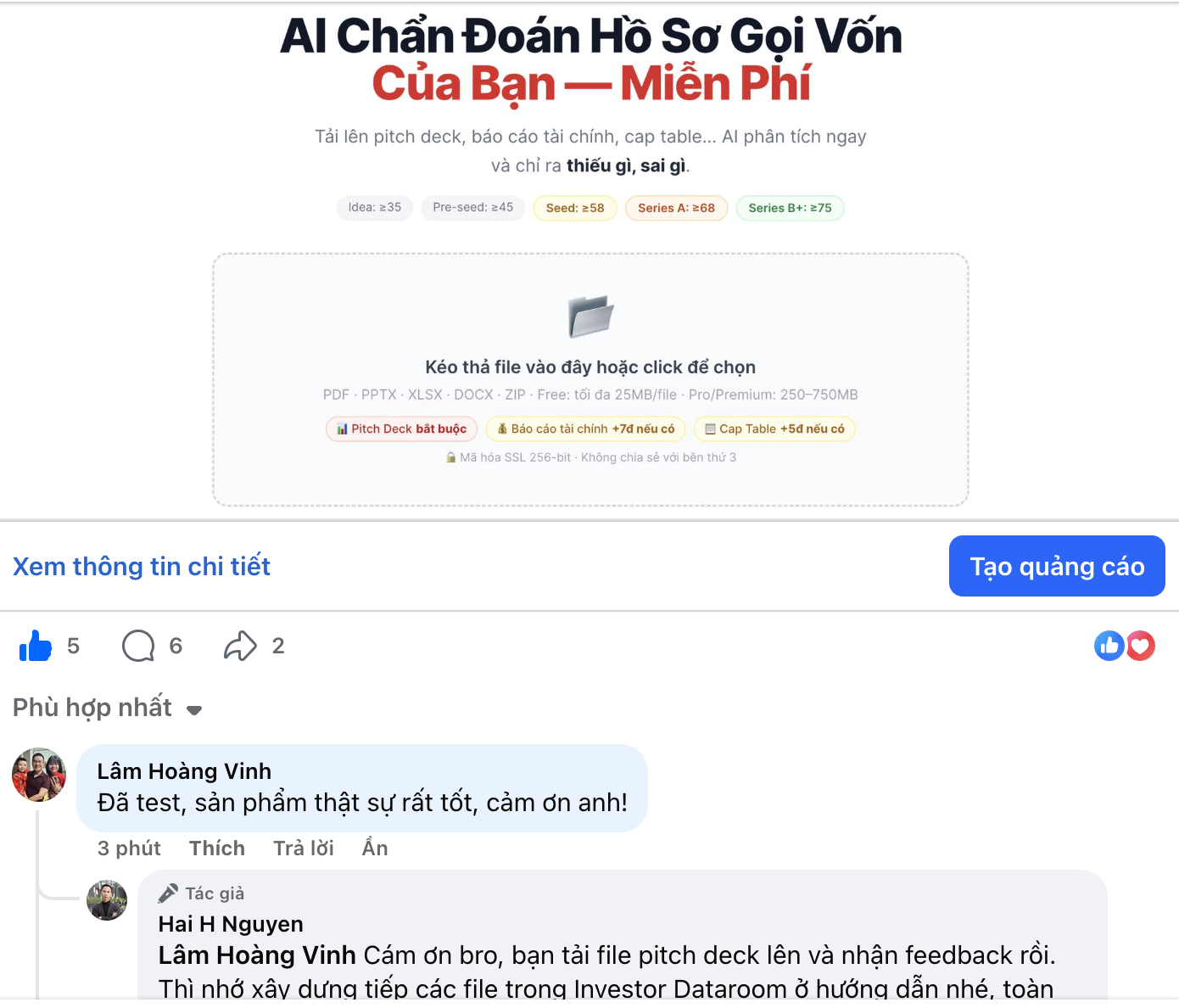 Phản hồi Zalo 8